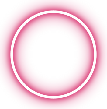 Pink Neon Circle Icon